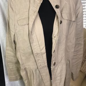 Bridgewater studio womens linen jacket - size 18W